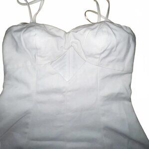 White mini dress cut out Dolls